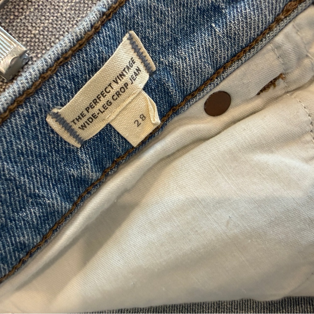 Madewell Perfect Vintage Wide-Leg Crop Jean - Picture 5 of 7